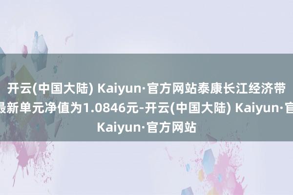 开云(中国大陆) Kaiyun·官方网站泰康长江经济带债券A最新单元净值为1.0846元-开云(中国大陆) Kaiyun·官方网站