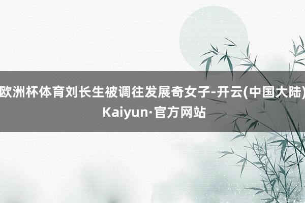 欧洲杯体育刘长生被调往发展奇女子-开云(中国大陆) Kaiyun·官方网站